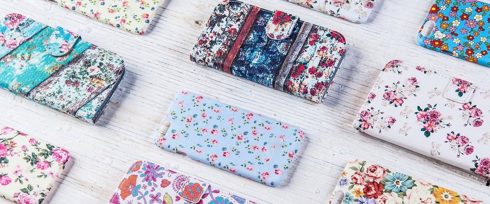 A selection of phone accessories